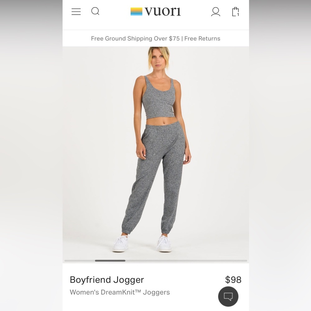 Vuori Boyfriend Jogger
Women's DreamKnit™ Joggers